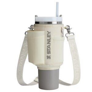 Stanley 40 oz Quencher Carry-All Sling – Cream – NEW – 2 Available